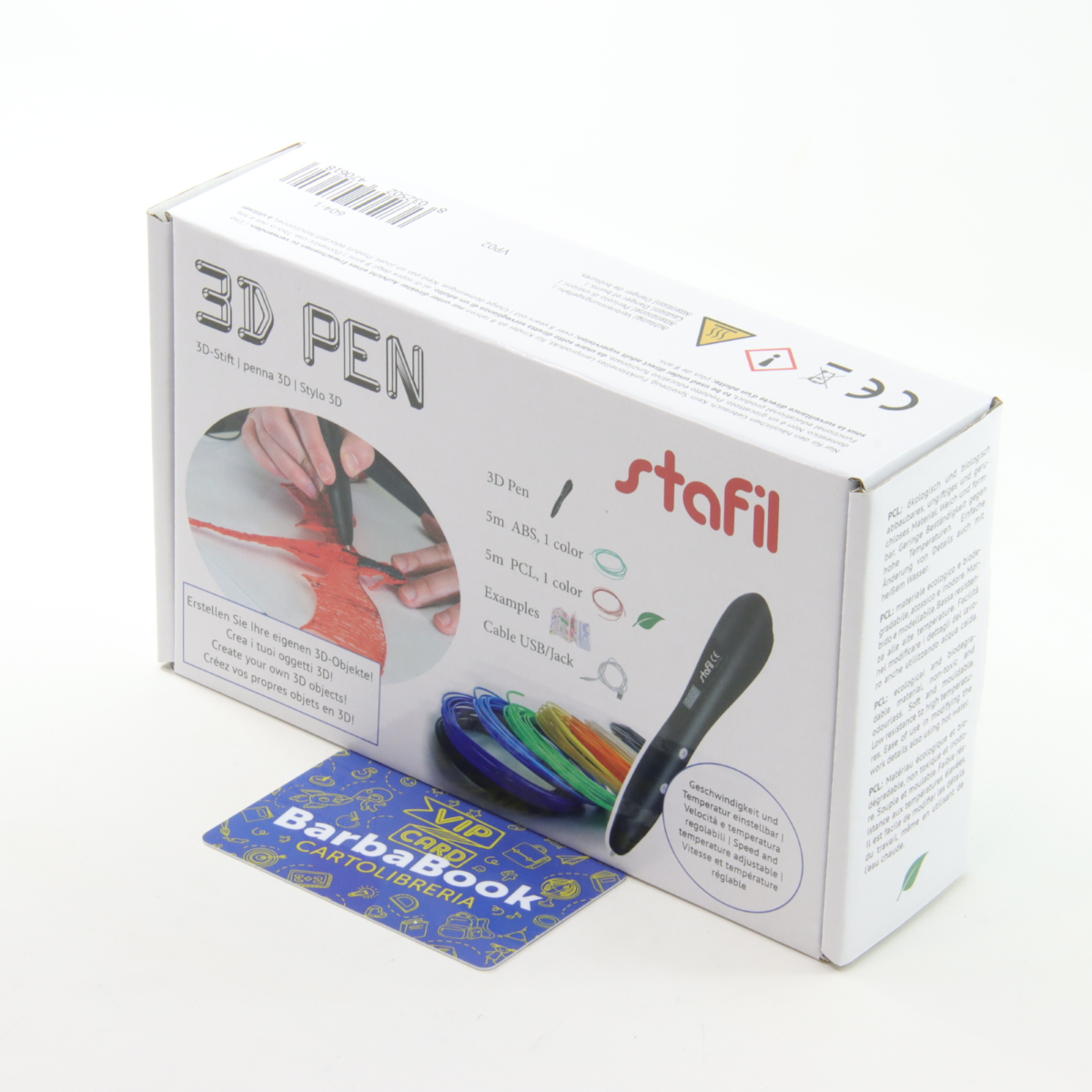 PENNA 3D ABS + PCL STAFIL ART. 604-1