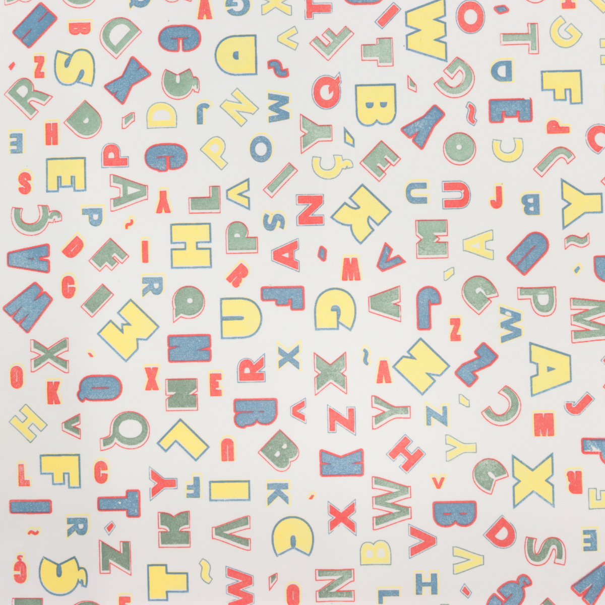 MOOSGUMMI CM. 40 X 60 LETTERE AZZURRO