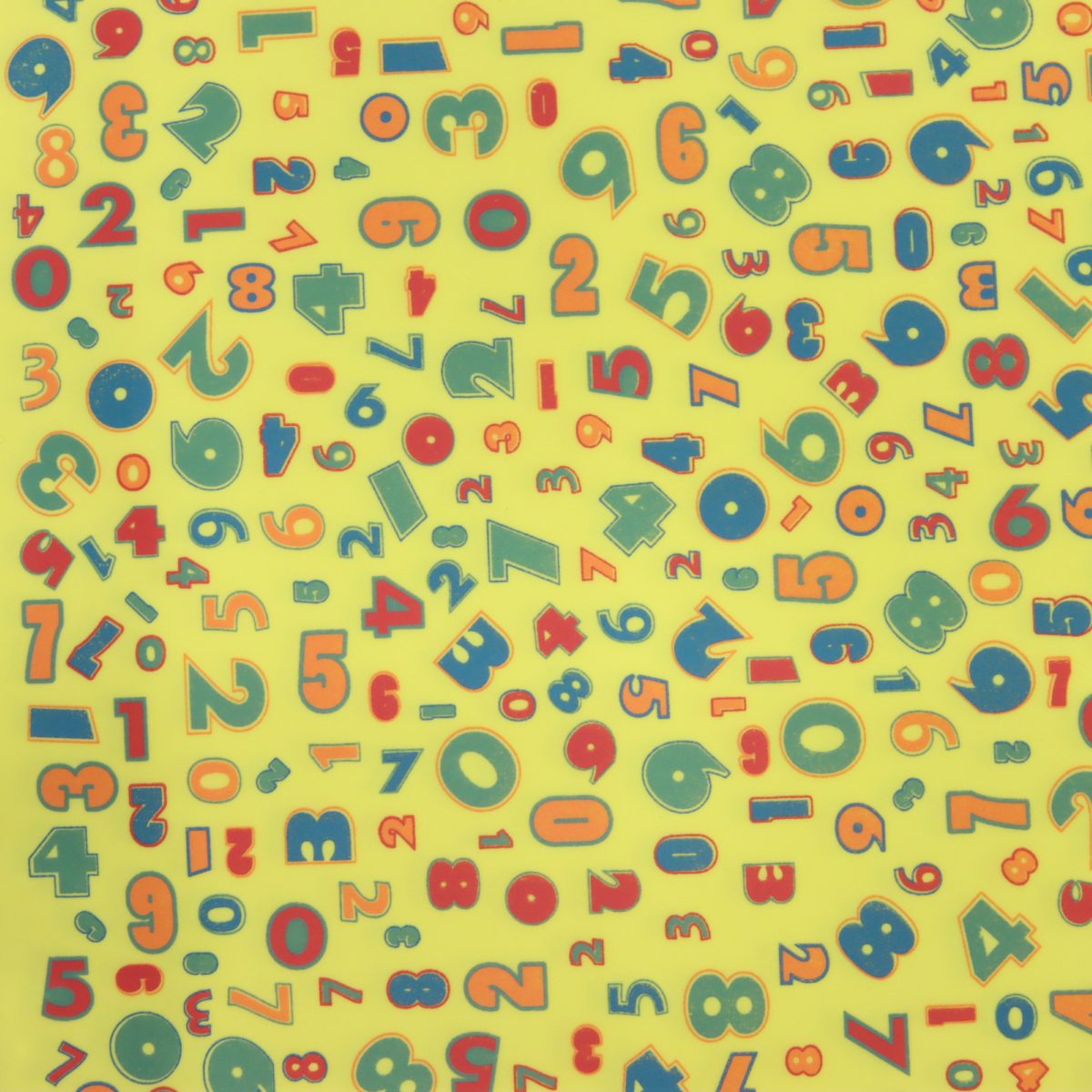 MOOSGUMMI CM. 40 X 60 NUMERI GIALLO