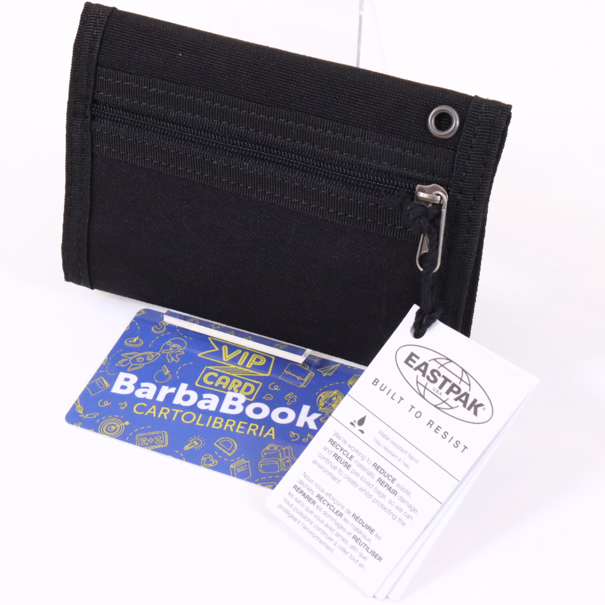 PORTAFOGLIO EASTPAK EK371 CREW SINGLE 008 BLACK