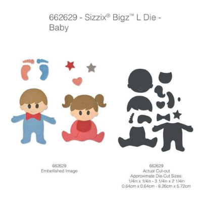 FUSTELLA SIZZIX 662629 BAMBINI BIGZ