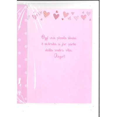 BIGLIETTO AUGURI NASCITA NA.3784-1