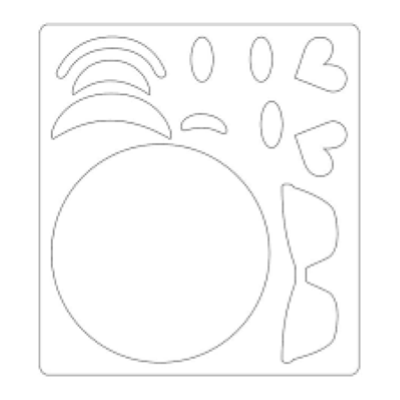 FUSTELLA SIZZIX 662821 EMOJIS BIGZ