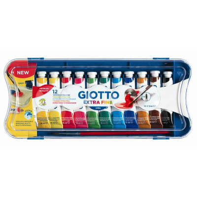 TEMPERA GIOTTO 12 COLORI ML.12 ART. F304100