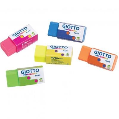 GOMMA GIOTTO MINIGOMMA FLUO ART. F232700