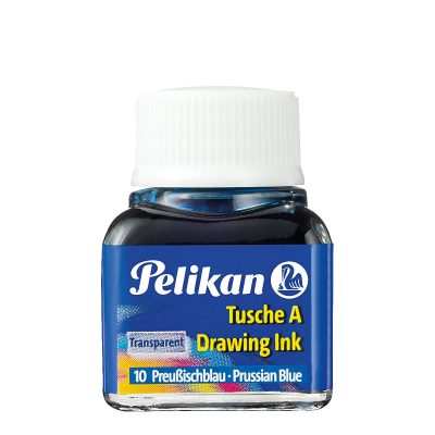 INCHIOSTRO DI CHINA ML.10 PELIKAN 10 BLU PRUSSIA