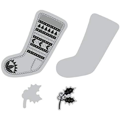 FUSTELLA SIZZIX 662166 CALZE FAIR ISLE THINLITS