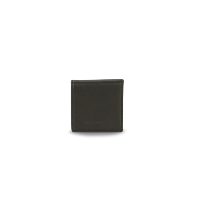 PORTA MONETE INVICTA COIN PURSE SQUARE NERO IN PELLE CM. 8 X 8 ART.306031924
