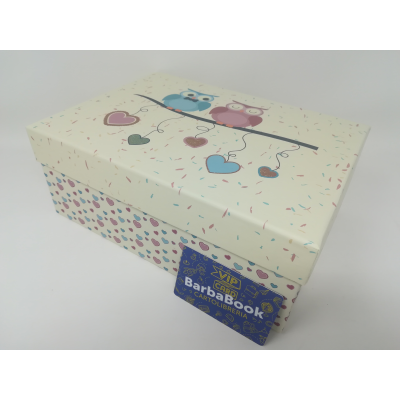 SCATOLA REGALO CARTOMANIA BY SEVEN GUFETTI CM. 23 X 16 X 9 ART.9D300