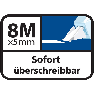 CORRETTORE A NASTRO ROLLER MM. 5 X 8 MT. TIPP-EX MICRO TAPE TWIST 