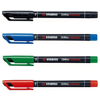 PENNARELLO STABILO OHPEN UNIVERSAL PUNTA F 842/40 COLORE ROSSO
