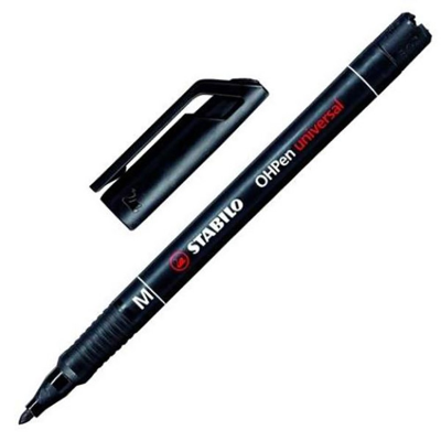 PENNARELLO STABILO OHPEN UNIVERSAL PUNTA M 843/46 COLORE NERO