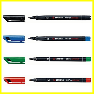 PENNARELLO STABILO OHPEN UNIVERSAL PUNTA M 843/40 COLORE ROSSO