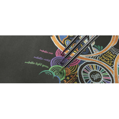 PENNA STABILO PEN METALLIC 68/805 COLORE ARGENTO