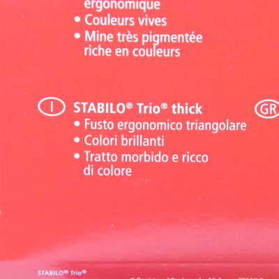 PASTELLI STABILO TRIO THICK 203/2-24 IN CONFEZIONE 24 COLORI