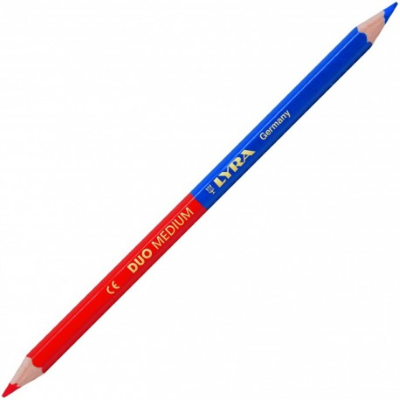 MATITA ROSSO/BLU DUO SLIM LYRA