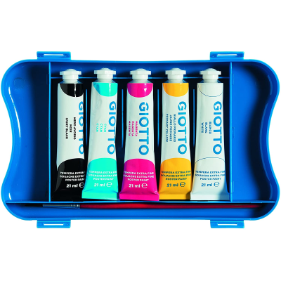 TEMPERA GIOTTO 5 COLORI ML.21 ART. 327000