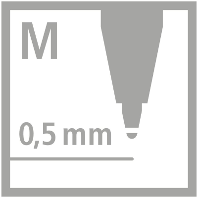 PENNA STABILO POINTBALL MM. 0,5 SCATTO 6030/51 TURCHESE