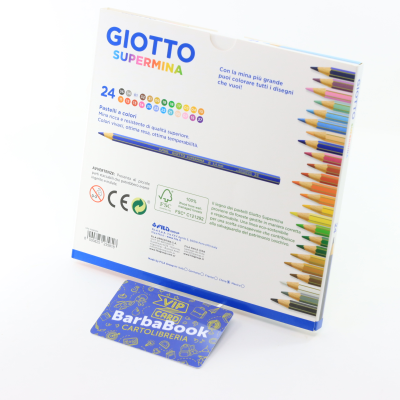 PASTELLI GIOTTO SUPERMINA 24 COLORI F235800