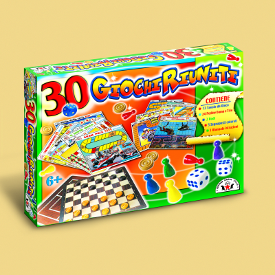 SET 30 GIOCHI RIUNITI 6+ ANNI
