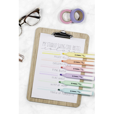 SET 06 EVIDENZIATORI STABILO SWING COOL 275/6-08