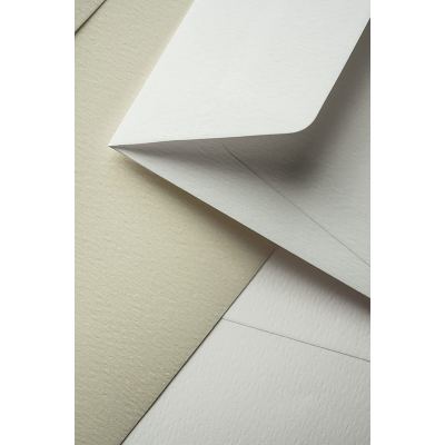 BUSTA LETTERA CALLIGRAPHY CANVAS 02 AVORIO GR.100 CM.12 X 18 FAVINI