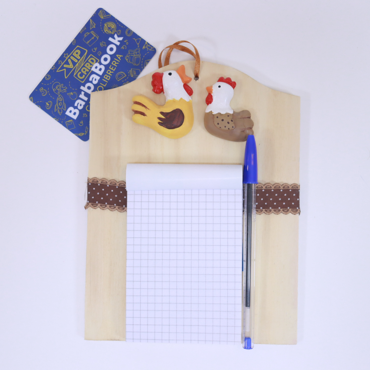 TARGHETTA PORTA BLOCK NOTES VAR.01