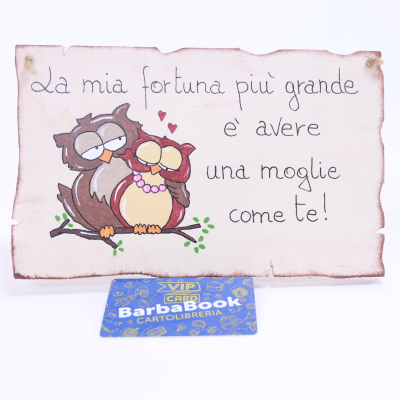 TARGHETTA PER LA MOGLIE