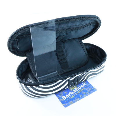 ASTUCCIO OVALE ME EVOLUTION NERO RIGHE