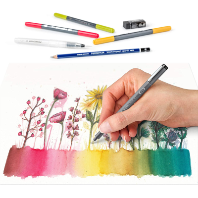 SET DISEGNO FLORAL WATERCOLOUR SET 61 3001-1 STAEDTLER 