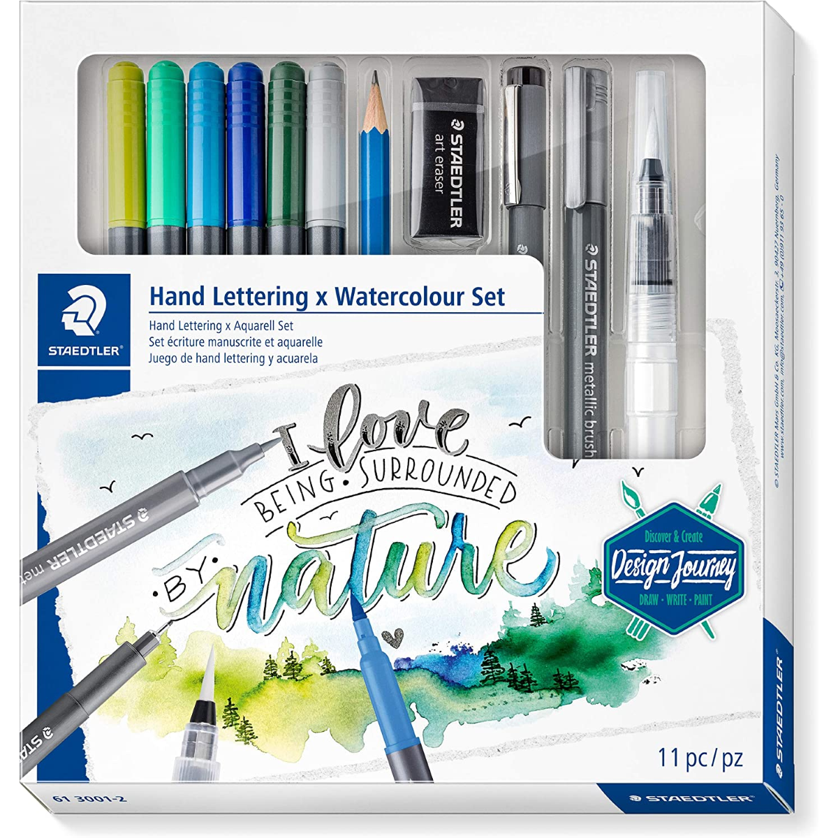 SET DISEGNO HAND LETTERING WATERCOLOUR SET 61 3001-2 STAEDTLER 