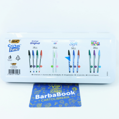 SET BIC CRISTAL PACK LATTA SIMPLY ESSENTIAL BLU