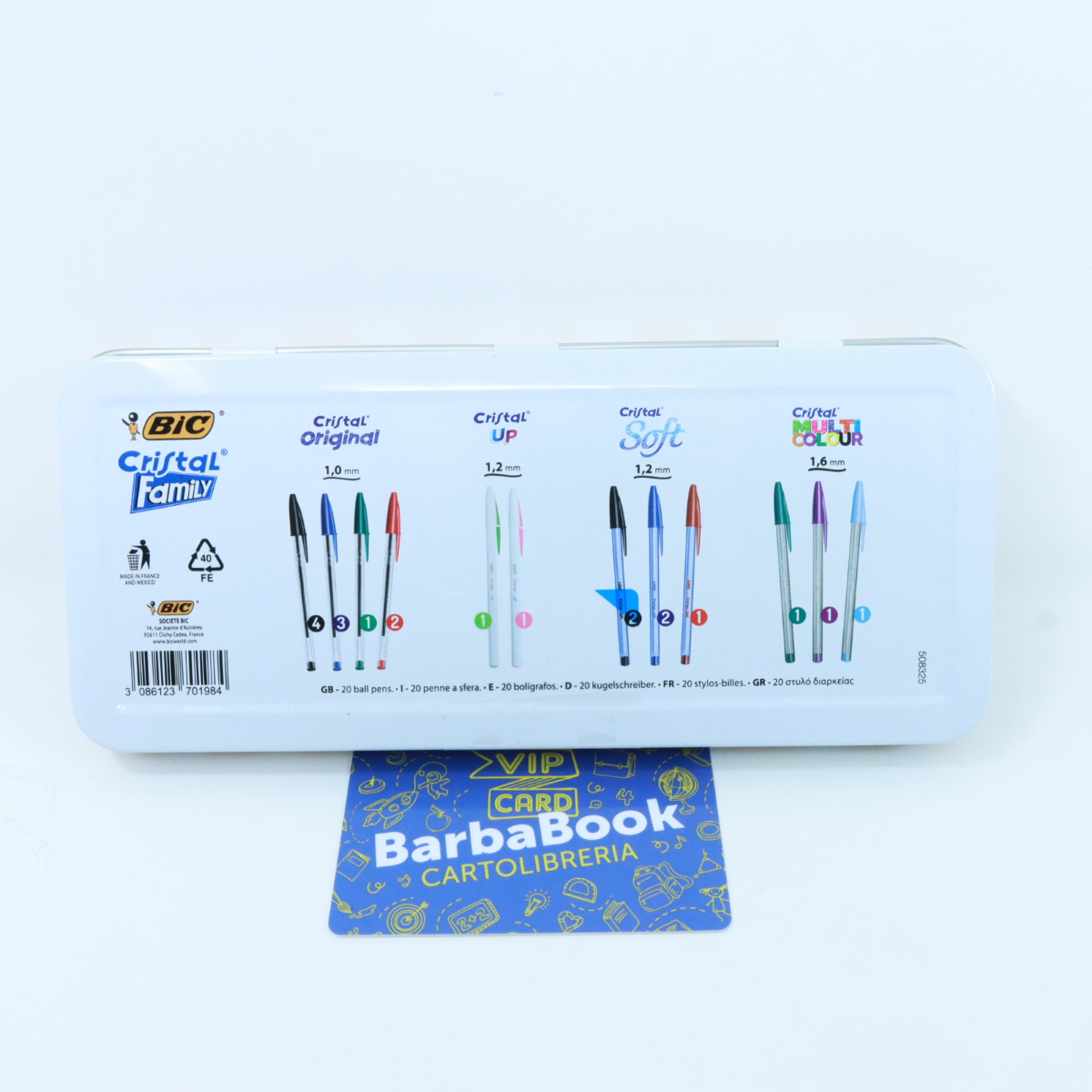 SET BIC CRISTAL PACK LATTA SIMPLY ESSENTIAL 2022 GIALLO