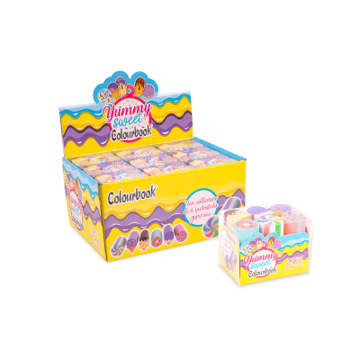 GOMMA YUMMY SWEET 6 PEZZI COLOURBOOK