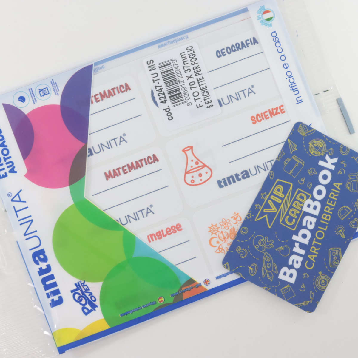 ETICHETTE ADESIVE CON MATERIA MM. 70 X 37 TINTA UNITA