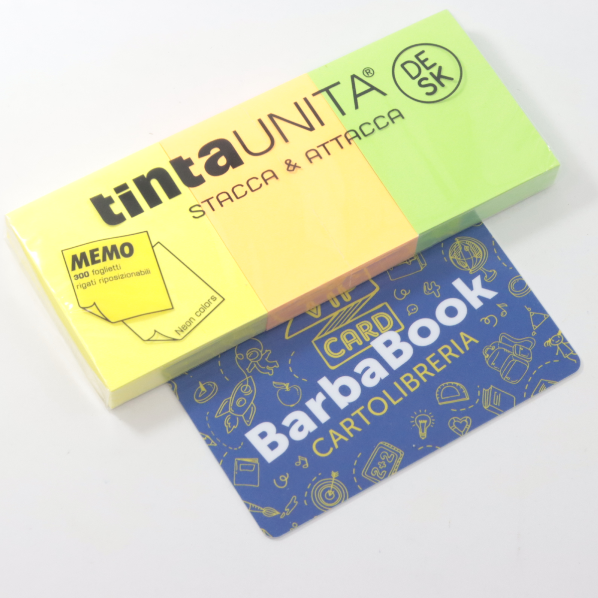 MEMO MM. 40 X 50 TINTAUNITA 3 COLORI FORTI