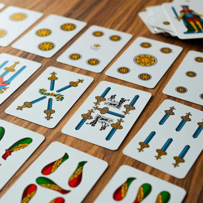 CARTE DA GIOCO NAPOLETANE EXTRA PLASTIFICATE DAL NEGRO