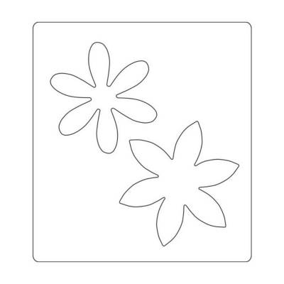 FUSTELLA SIZZIX 661051 FIORE DELIZIOSA MARGHERITA BIGZ