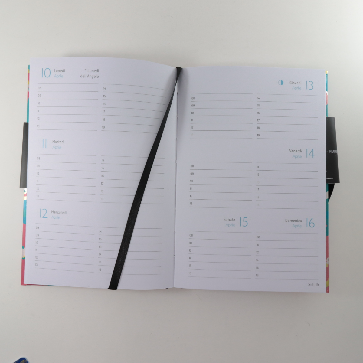 AGENDA SETTIMANALE TEENACE 2023 CM. 12,5 X 18,5 VAR.01