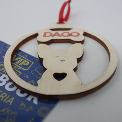 NATALE DECORAZIONE PALLA ANIMALI PERSONALIZZABILE