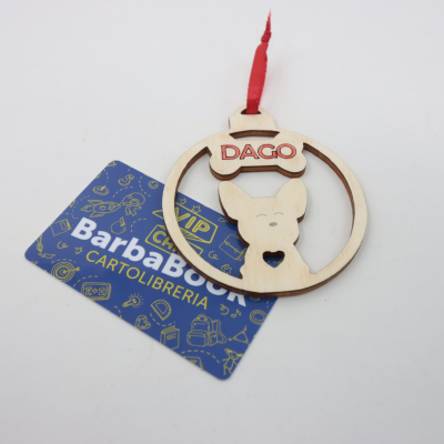 NATALE DECORAZIONE PALLA ANIMALI PERSONALIZZABILE