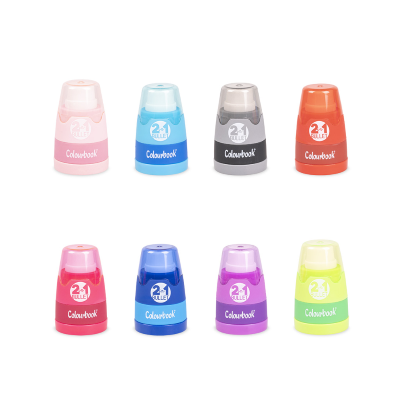 TEMPERAMATITE BULLET 2 FORI + GOMMA COLOURBOOK CON CONTENITORE