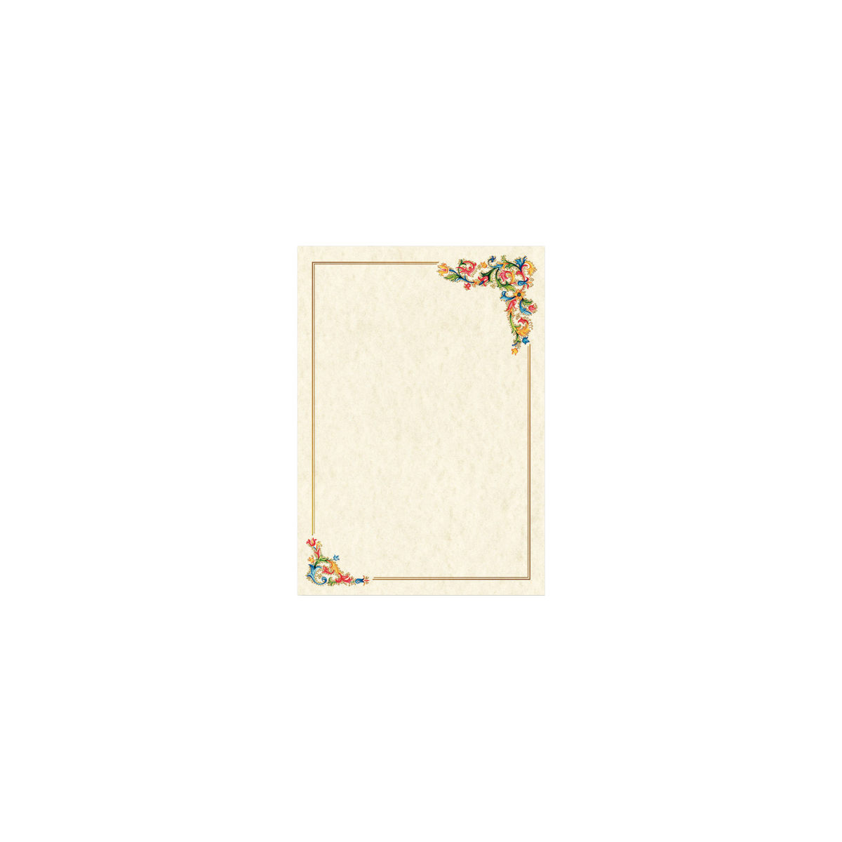 FOGLIO PERGAMENA BORDATA A5 GR.160 ART.1940-10