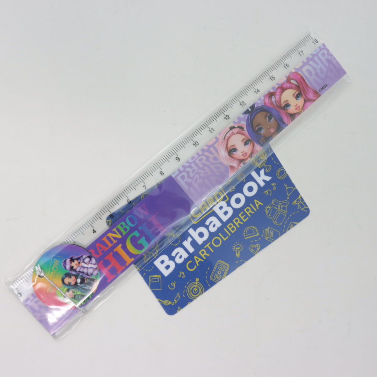 RIGHELLO PLASTICA CM.18 RAINBOW HIGH 69567