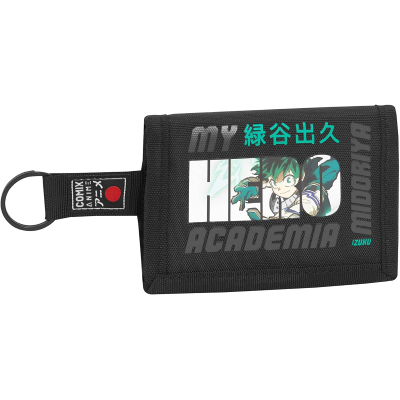 PORTAFOGLIO A STRAPPO COMIX ANIME MY HERO ACADEMIA MIDORIYA 70044