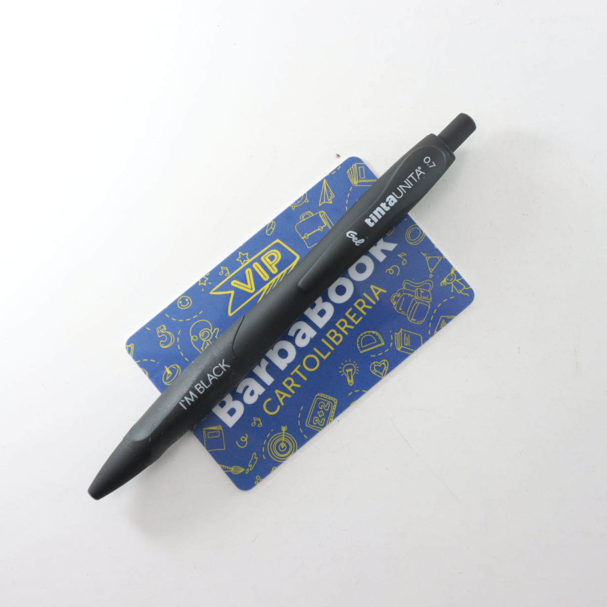 PENNA SFERA GEL IM TINTA UNITA MM. 0,7 NERA ART.60464
