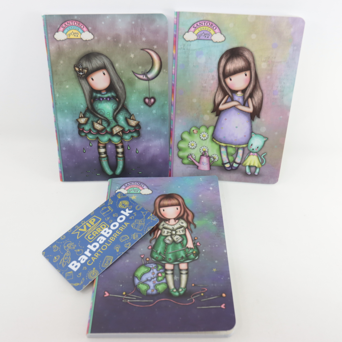MINI QUADERNO SANTORO GORJUSS A6 THE WORLD TO ME