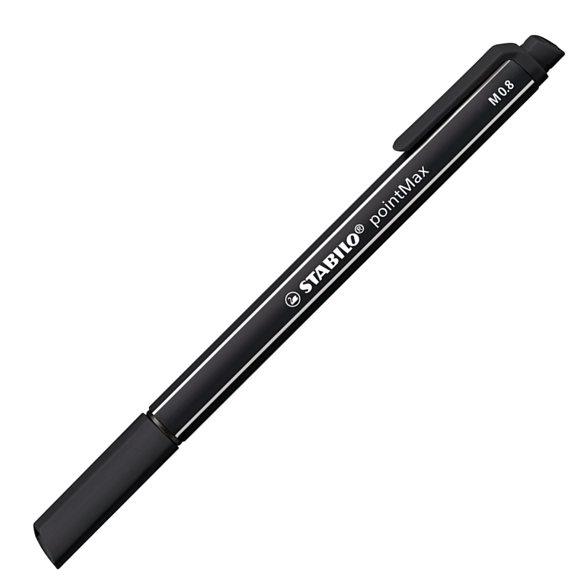 PENNA STABILO POINTMAX MM. 0,8 CON TAPPO 488/46 NERA