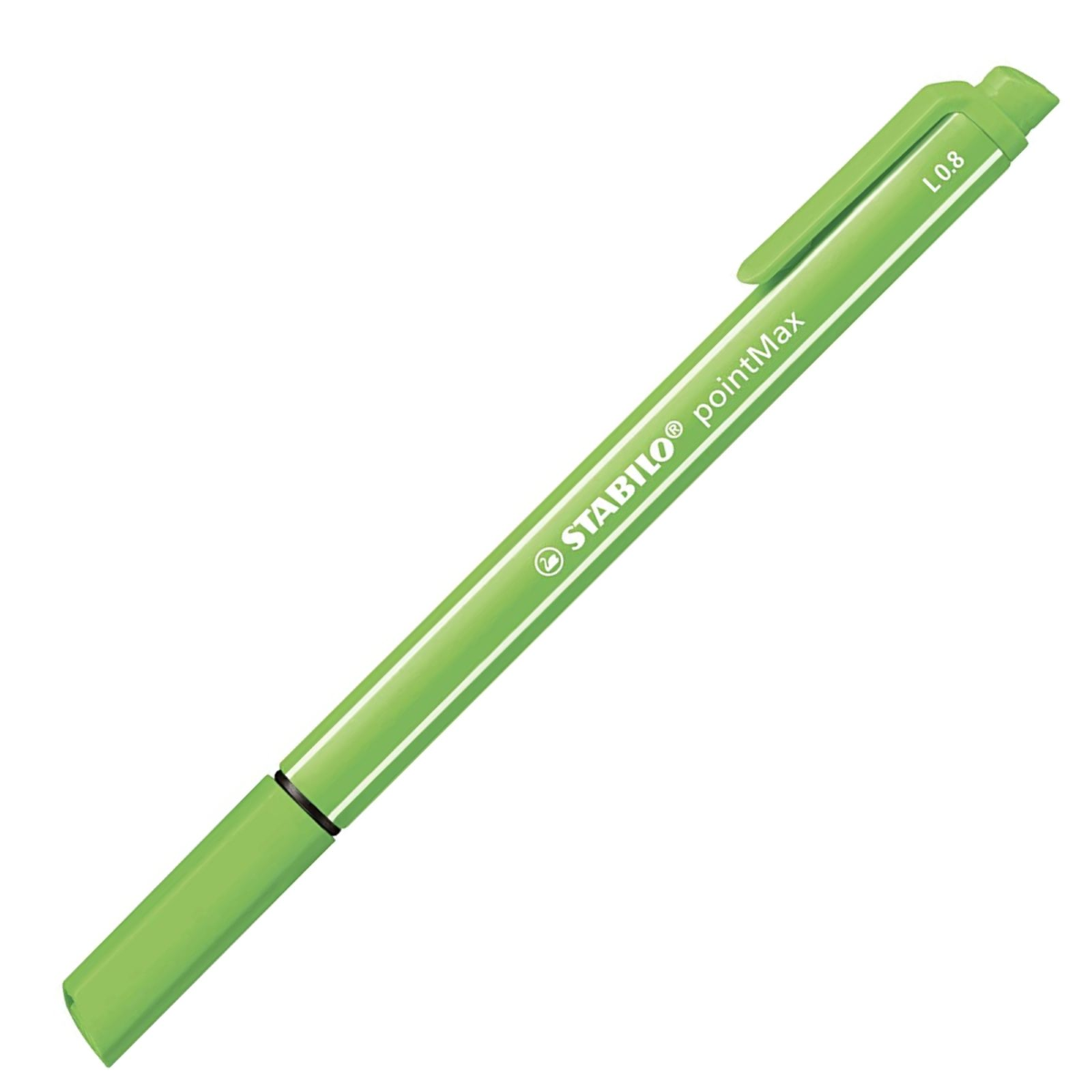 PENNA STABILO POINTMAX MM. 0,8 CON TAPPO 488/43 VERDE FOGLIA