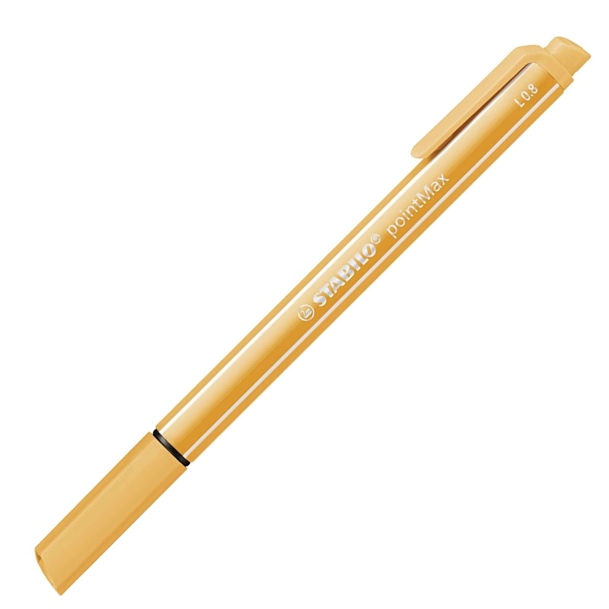 PENNA STABILO POINTMAX MM. 0,8 CON TAPPO 488/54 ARANCIONE
